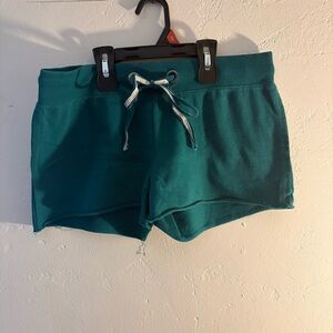 LEI Teal Floral Graphic Lounge Sweat Shorts Women’s Medium Casual